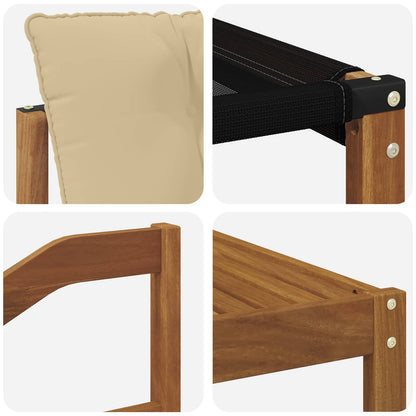 Set di divani da esterno con cuscino 8 pcs Naturale e Beige | homemem39