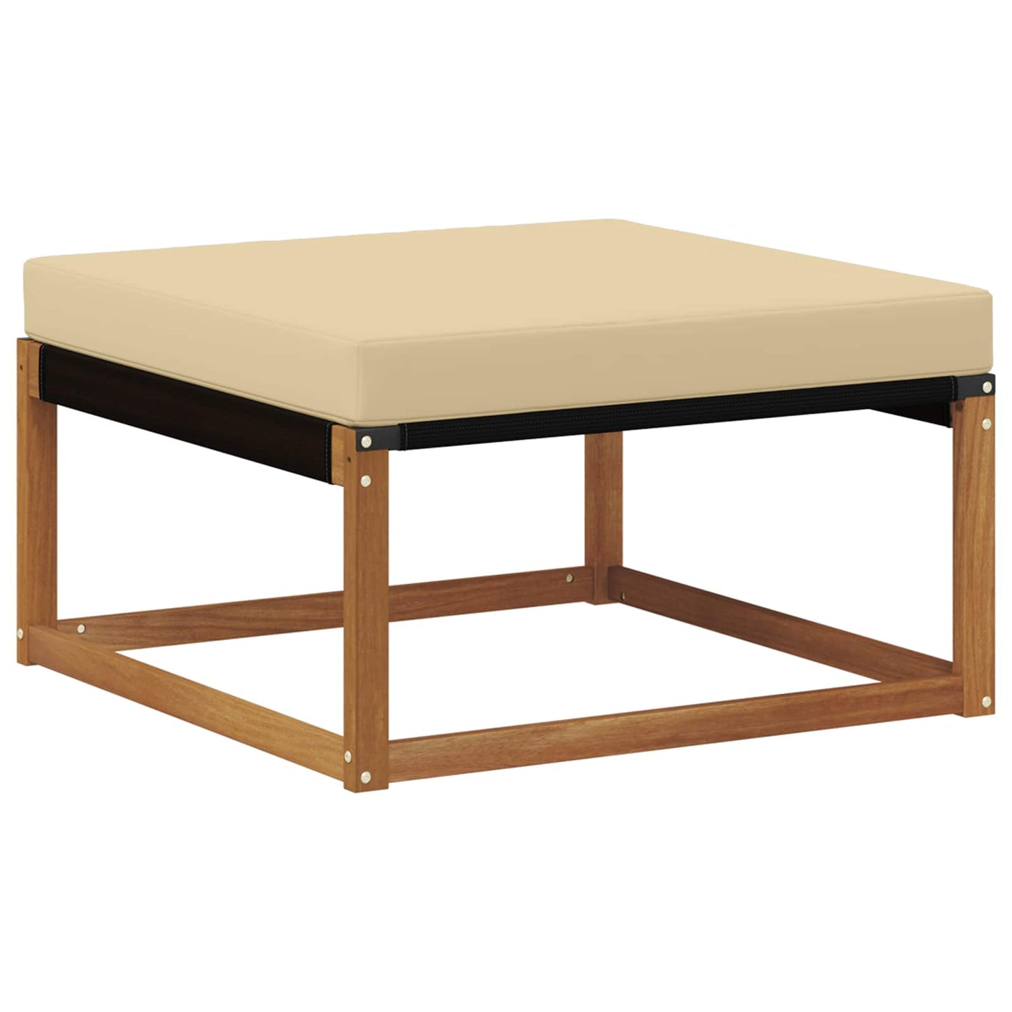 Set di divani da esterno con cuscino 4 pcs Naturale e Beige | homemem39