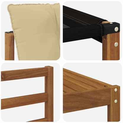 Set di divani da esterno con cuscino 6 pcs Naturale e Beige | homemem39