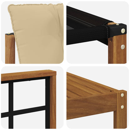 Set di divani da esterno con cuscino 7 pcs Naturale e Beige | homemem39