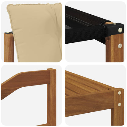 Set di divani da esterno con cuscino 9 pcs Naturale e Beige | homemem39