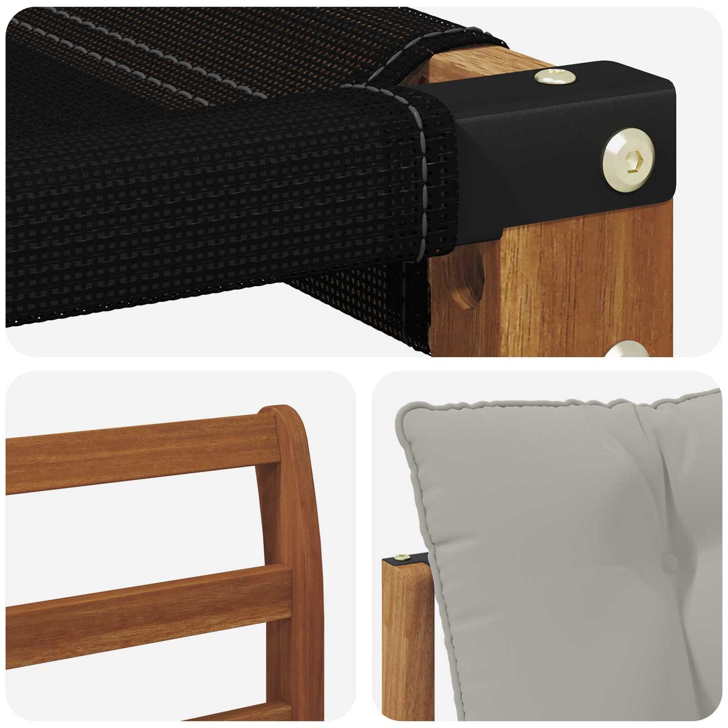 Set di divani da esterno 10 pcs Grigio Naturale e Chiaro | homemem39