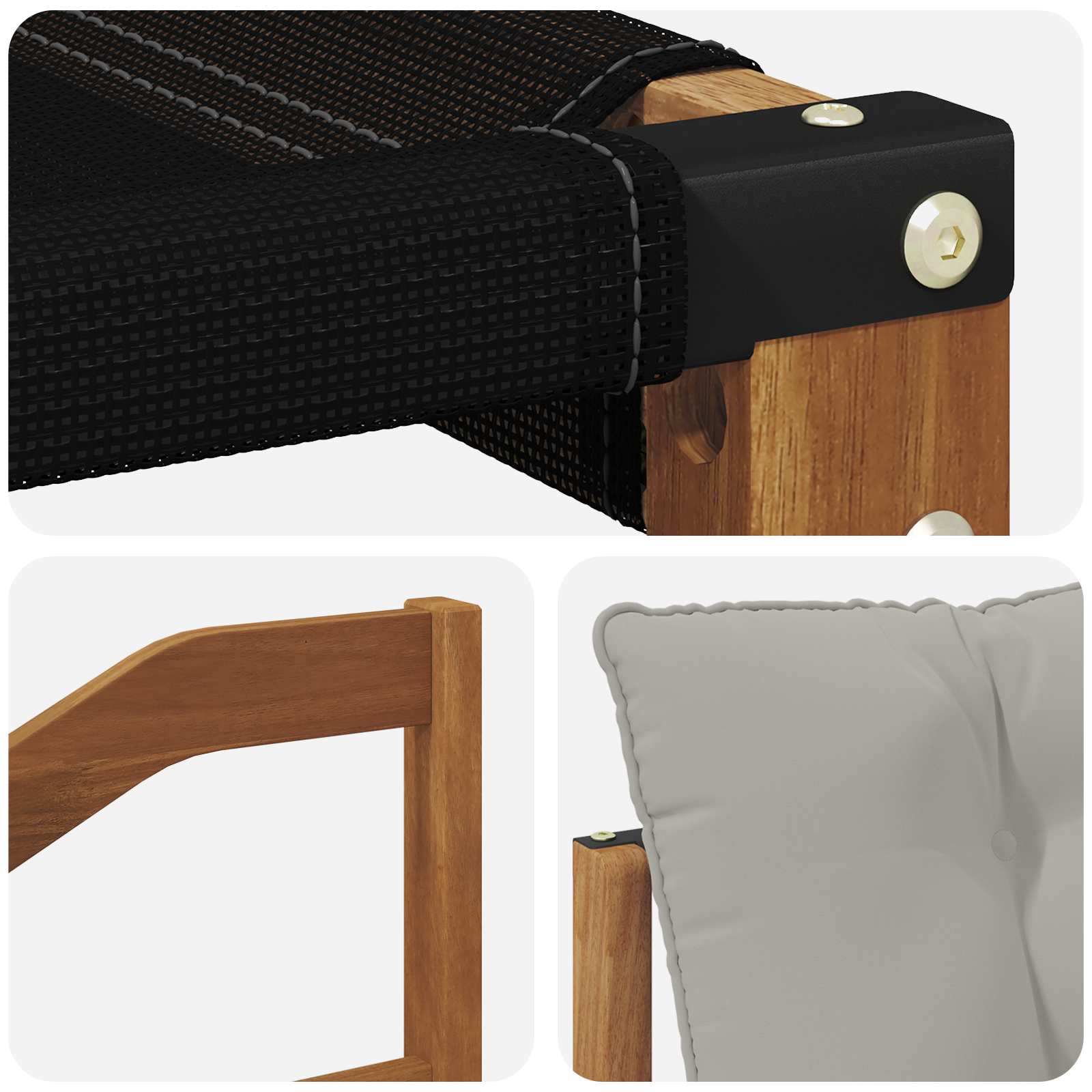 Set di divani da esterno 10 pcs Grigio Naturale e Chiaro | homemem39