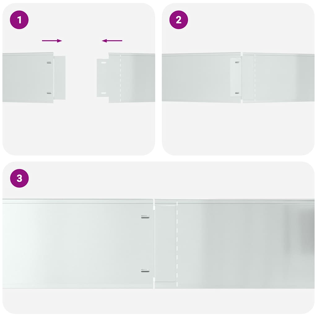 Bordure per prato 20 pcs Argento 100 x 25 x 0,07 cm | homemem39