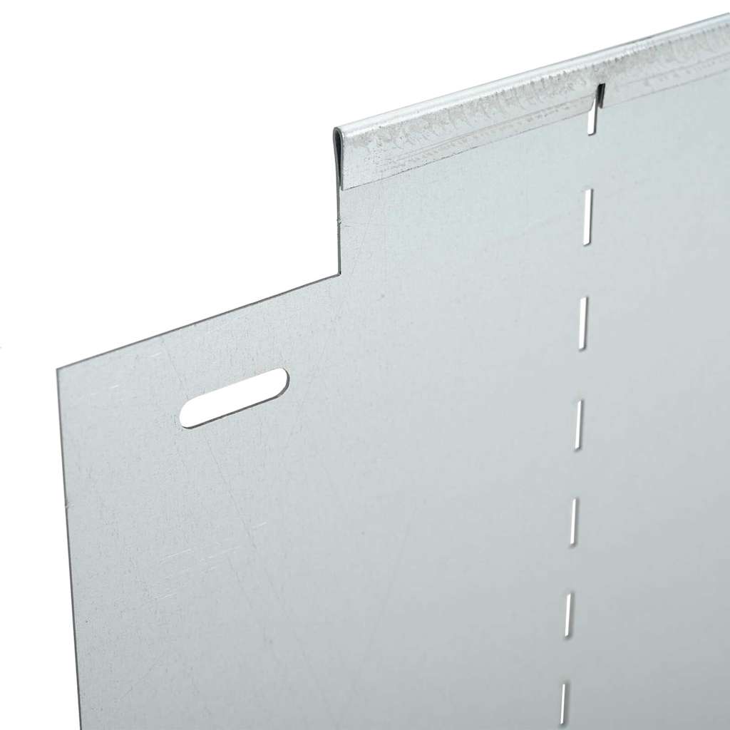 Bordure per prato 30 pcs Argento 100 x 25 x 0,07 cm | homemem39