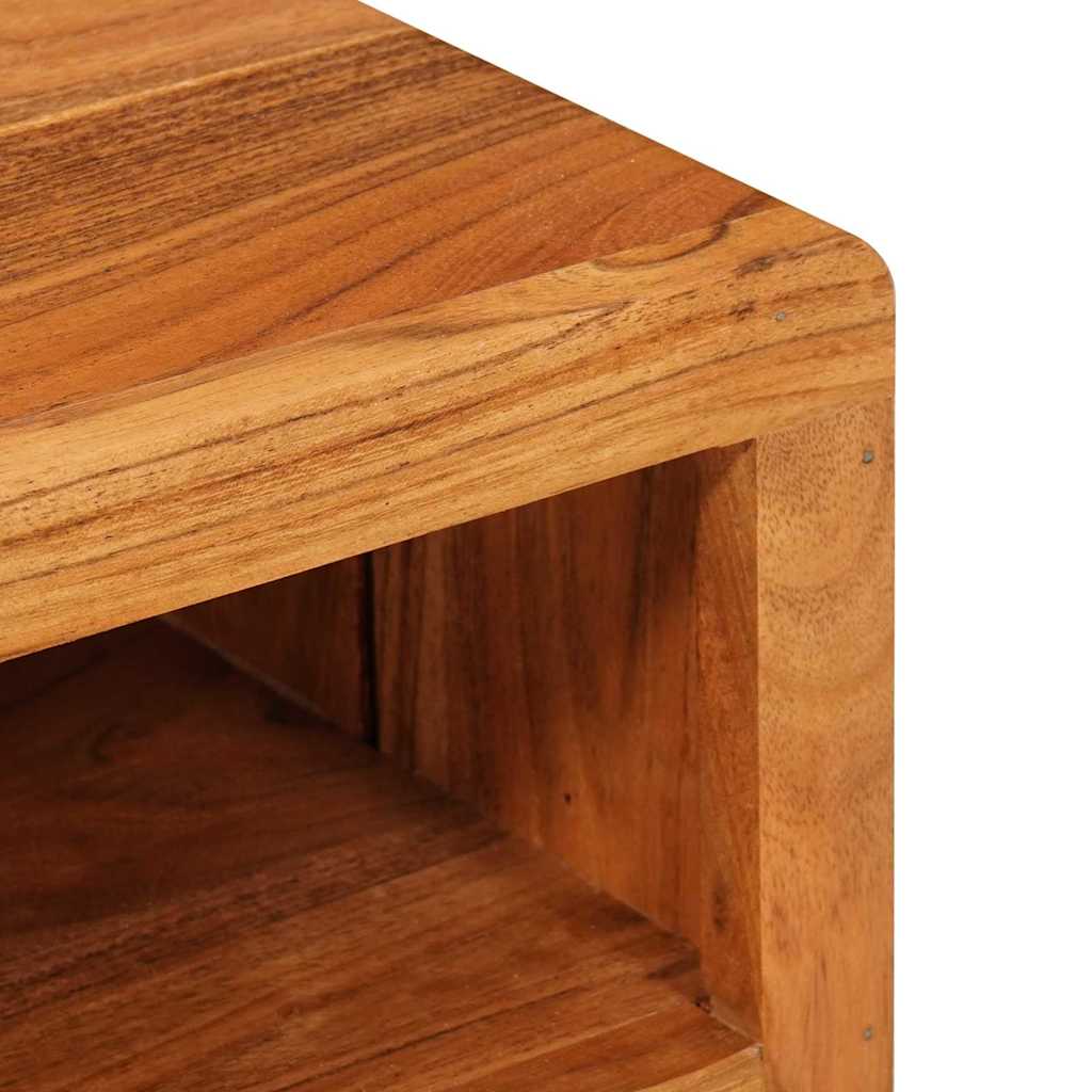 Mobile TV Marrone 110 x 30 x 40 cm Legno di Acacia Massello | homemem39