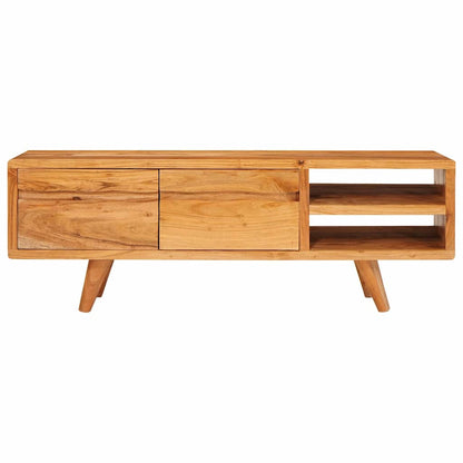 Mobile TV Marrone 110 x 30 x 40 cm Legno di Acacia Massello | homemem39