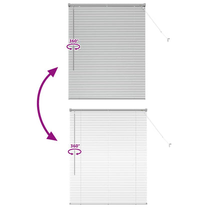 Tendaggi a veneziana Argento 130 x 105 cm Alluminio | homemem39