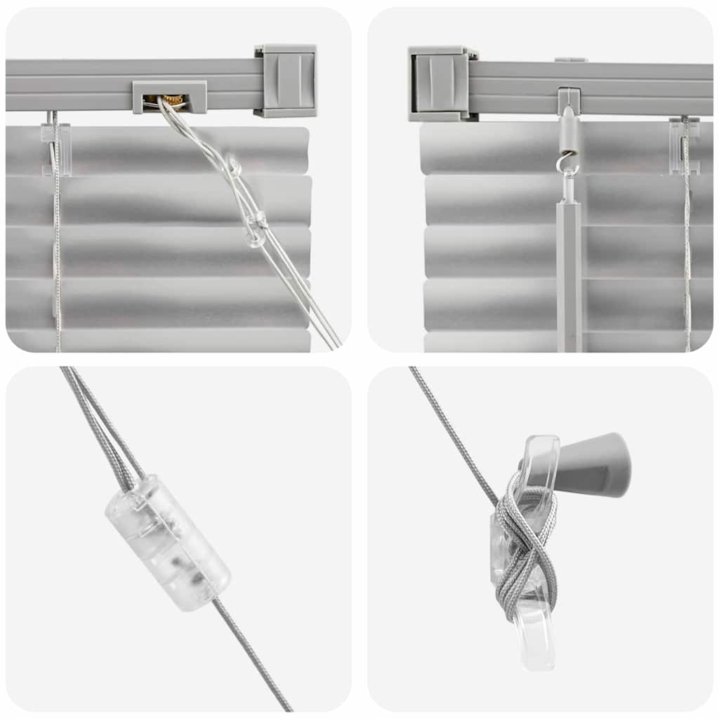 Tendaggi a veneziana Argento 175 x 135 cm Alluminio | homemem39