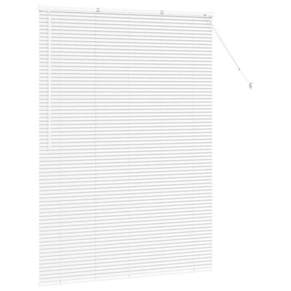 Tendaggi a veneziana Bianco 175 x 130 cm Alluminio