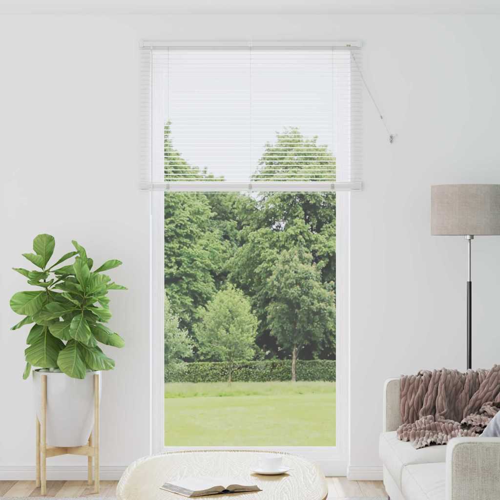 Tendaggi a veneziana Bianco 220 x 120 cm Alluminio