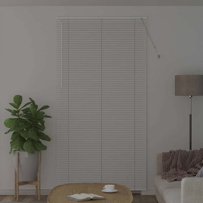 Tendaggi a veneziana Bianco 220 x 120 cm Alluminio