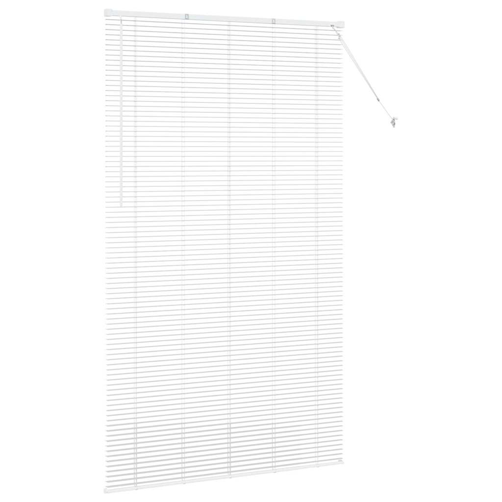 Tendaggi a veneziana Bianco 220 x 130 cm Alluminio