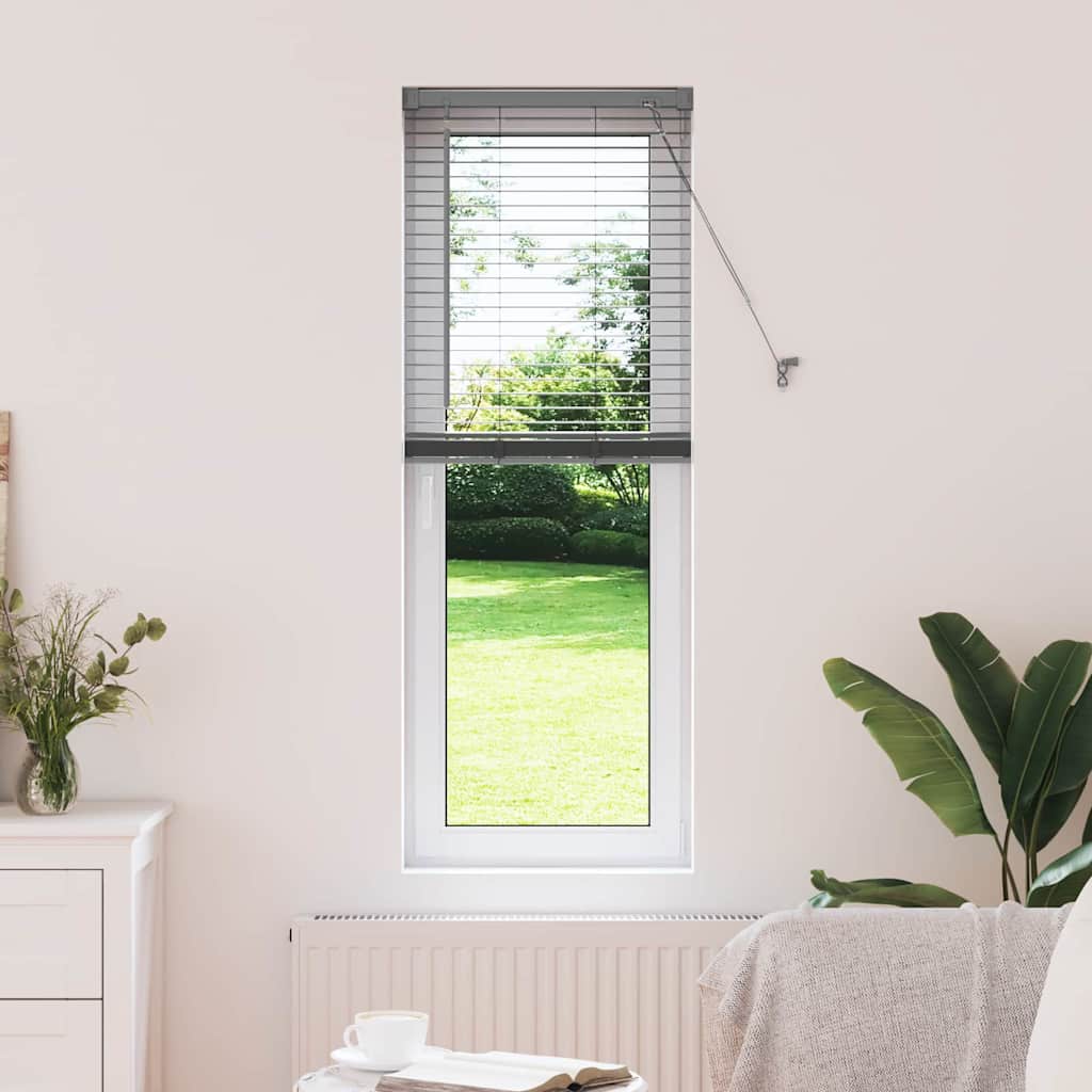 Tendaggi a veneziana Grigio scuro 130 x 40 cm Alluminio | homemem39