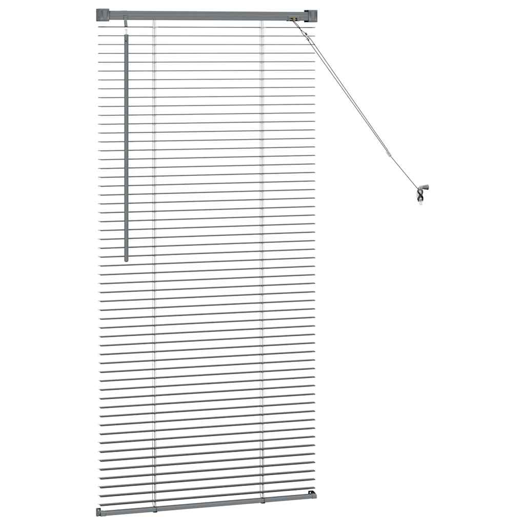 Tendaggi a veneziana Grigio scuro 130 x 60 cm Alluminio | homemem39