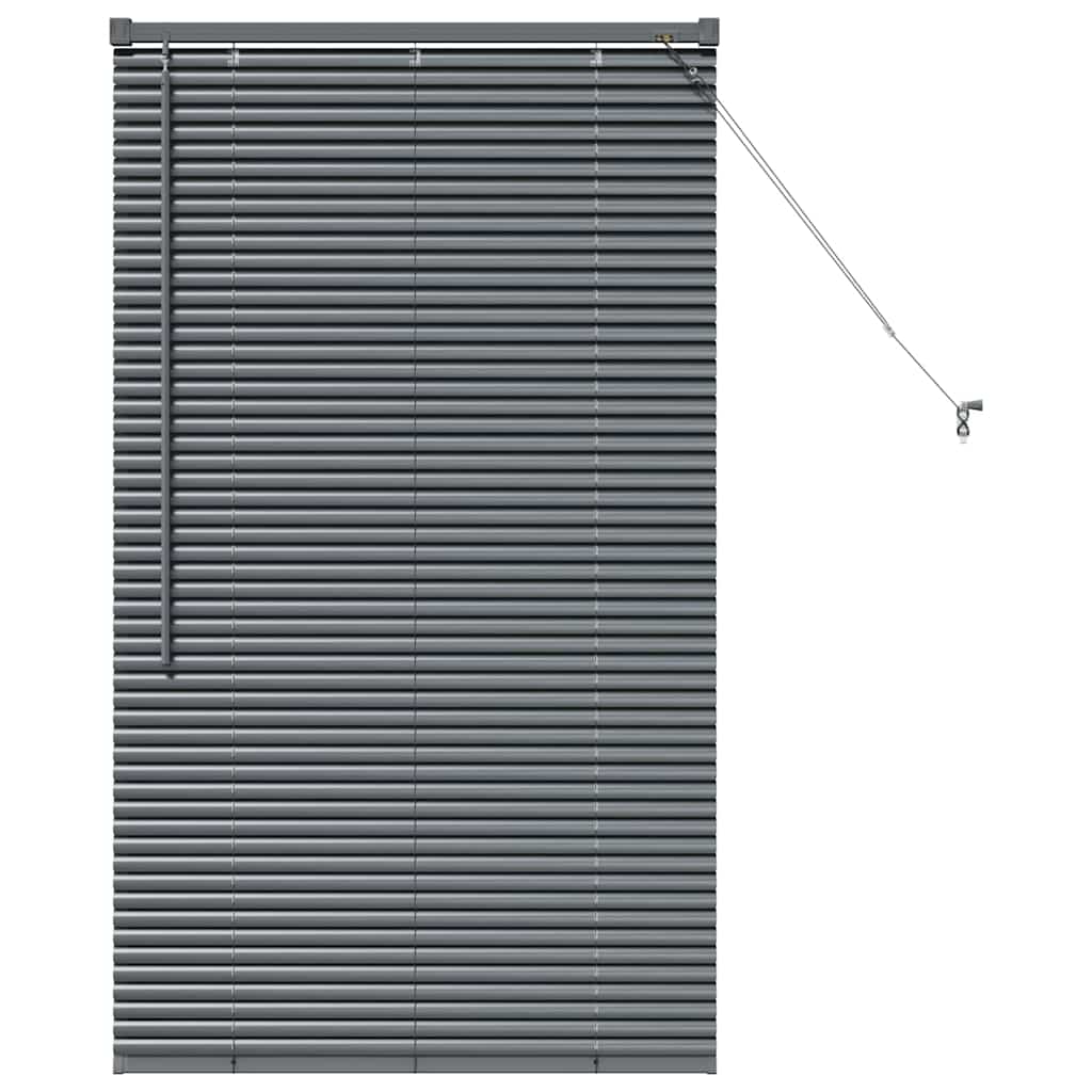 Tendaggi a veneziana Grigio scuro 130 x 70 cm Alluminio | homemem39
