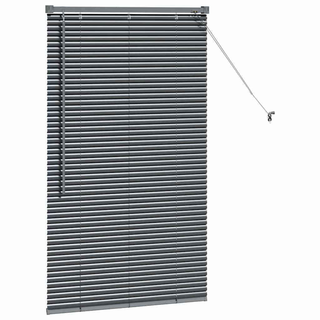Tendaggi a veneziana Grigio scuro 130 x 75 cm Alluminio | homemem39