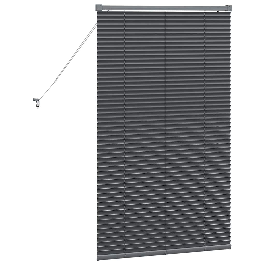Tendaggi a veneziana Grigio scuro 130 x 75 cm Alluminio | homemem39