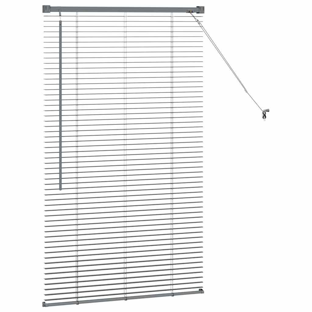 Tendaggi a veneziana Grigio scuro 130 x 80 cm Alluminio | homemem39