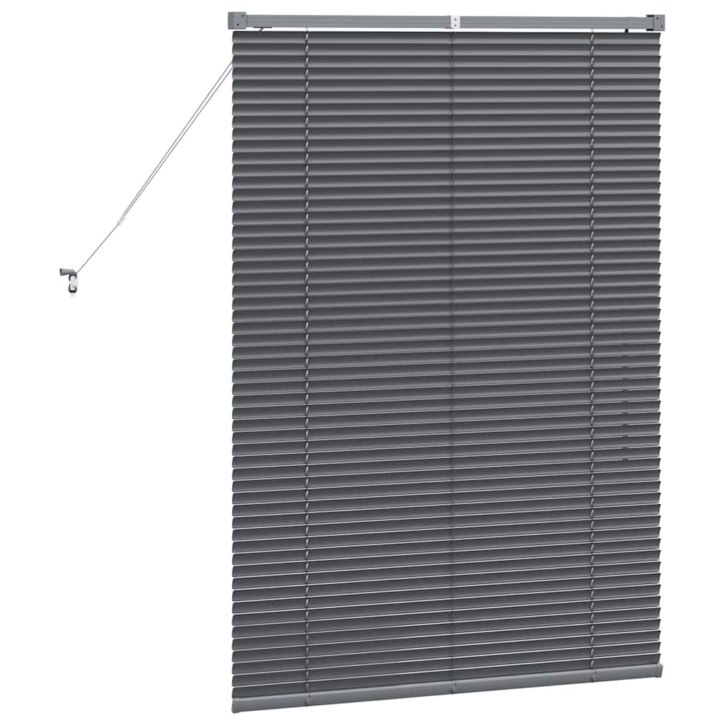 Tendaggi a veneziana Grigio scuro 130 x 85 cm Alluminio | homemem39