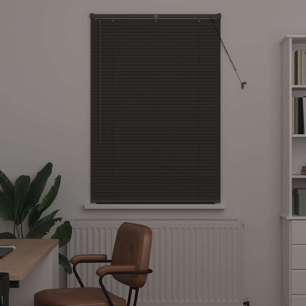 Tendaggi a veneziana Grigio scuro 130 x 95 cm Alluminio | homemem39