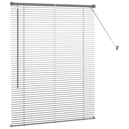 Tendaggi a veneziana Grigio scuro 130 x 100 cm Alluminio | homemem39