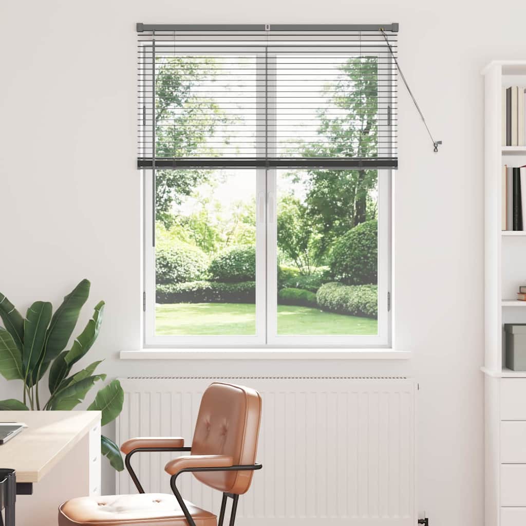 Tendaggi a veneziana Grigio scuro 130 x 105 cm Alluminio | homemem39