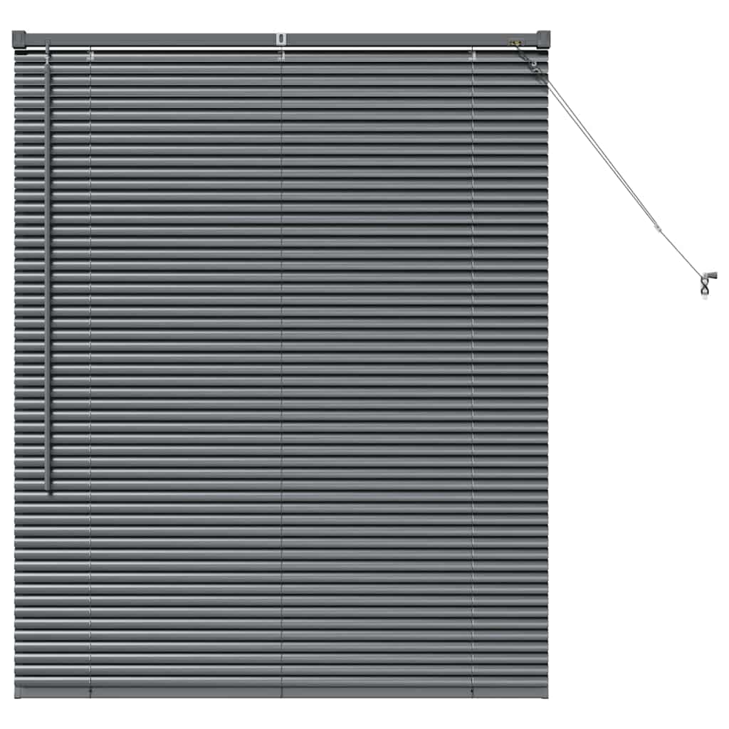 Tendaggi a veneziana Grigio scuro 130 x 105 cm Alluminio | homemem39