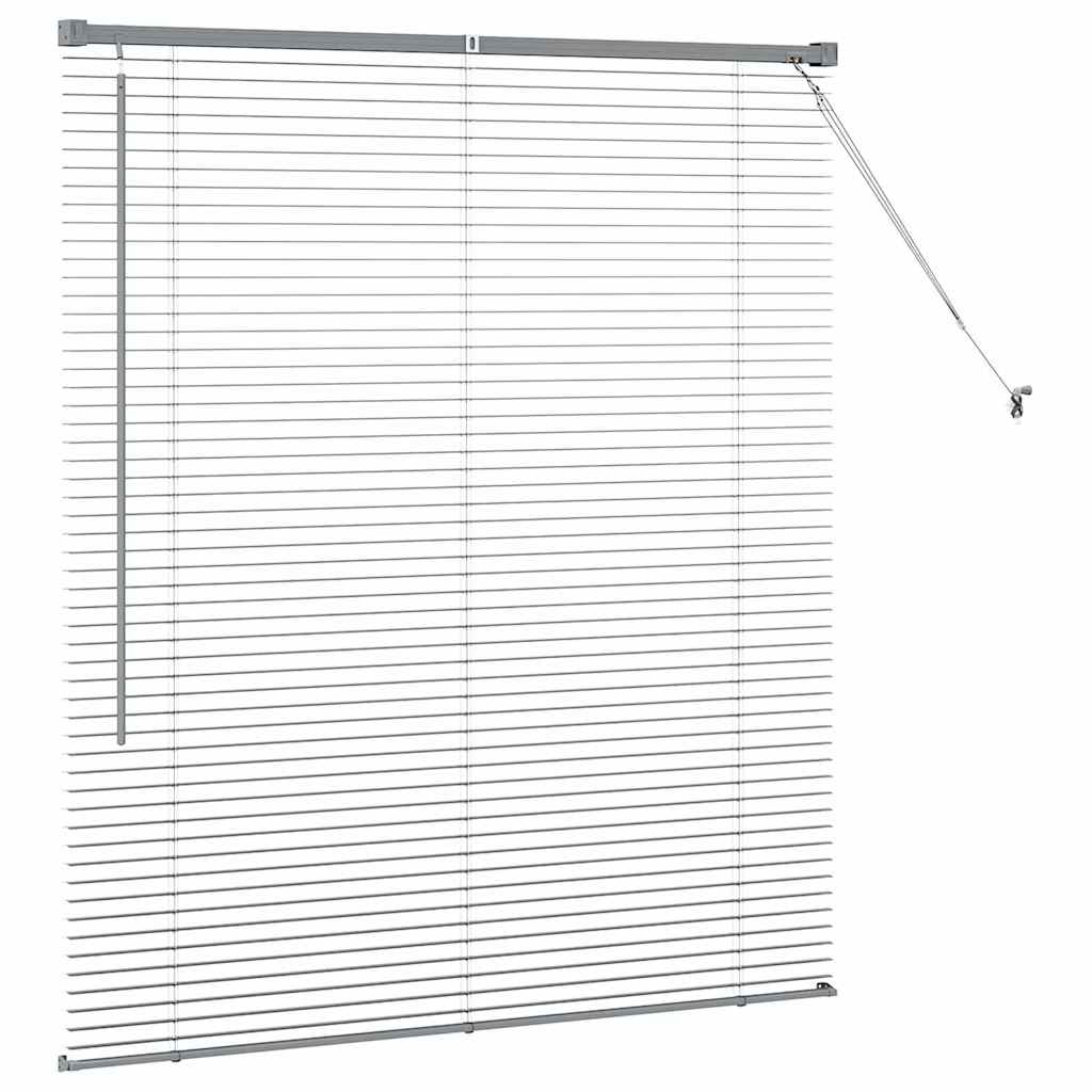 Tendaggi a veneziana Grigio scuro 130 x 120 cm Alluminio | homemem39