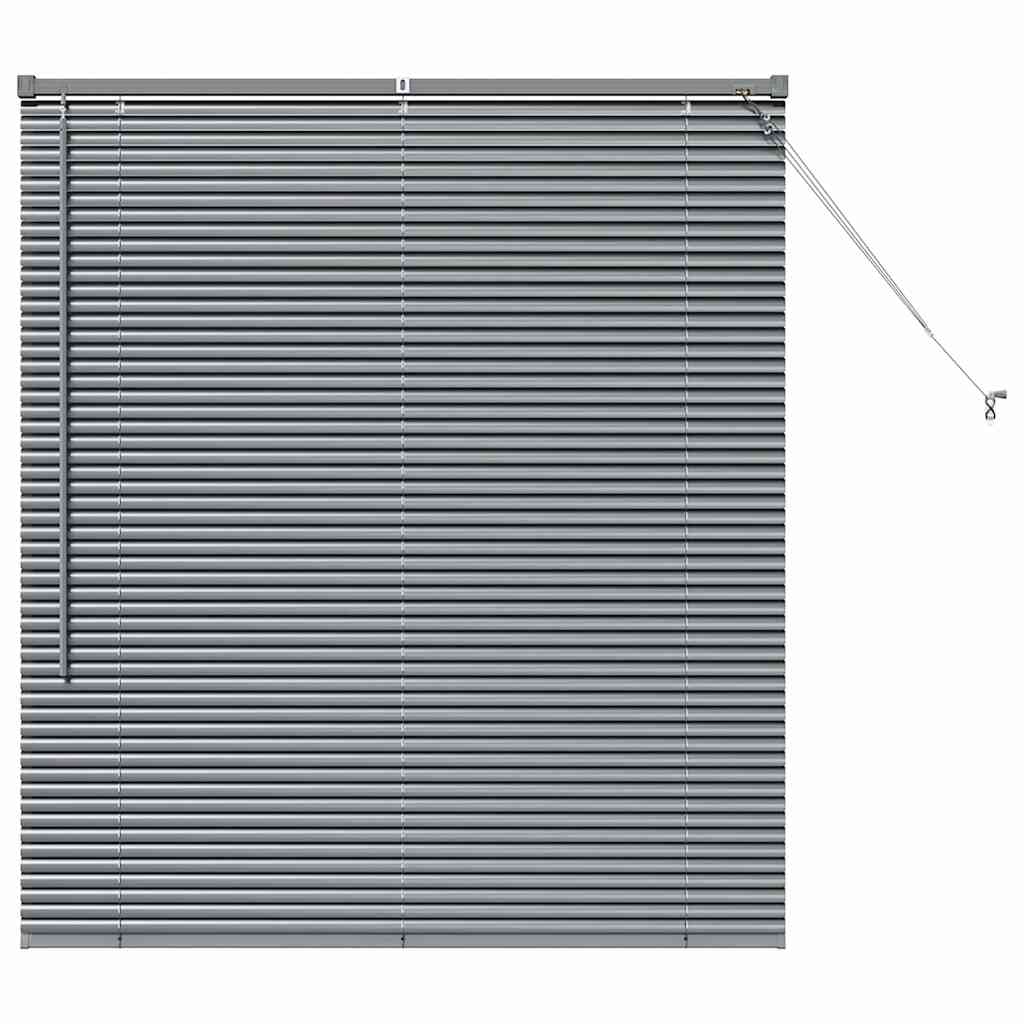 Tendaggi a veneziana Grigio scuro 130 x 120 cm Alluminio | homemem39