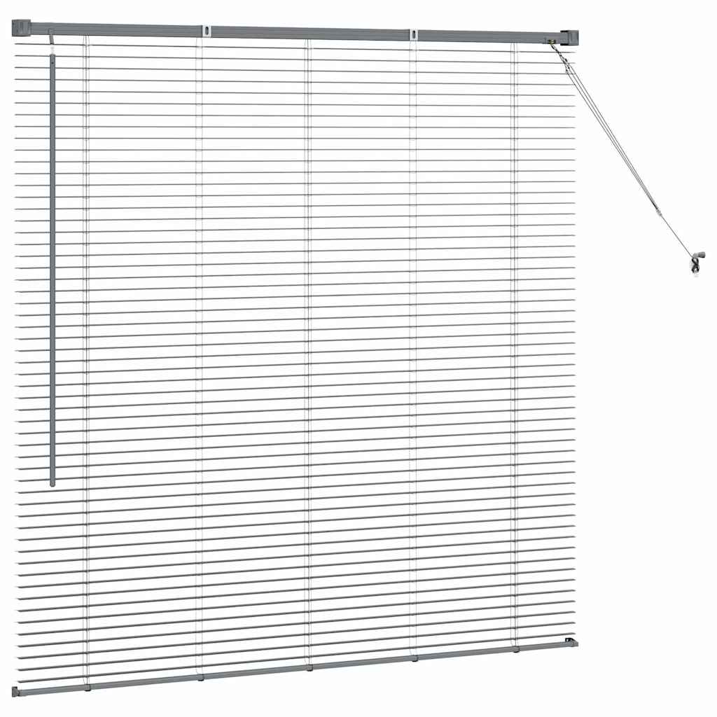 Tendaggi a veneziana Grigio scuro 130 x 130 cm Alluminio | homemem39