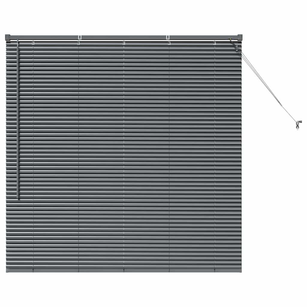 Tendaggi a veneziana Grigio scuro 130 x 130 cm Alluminio | homemem39