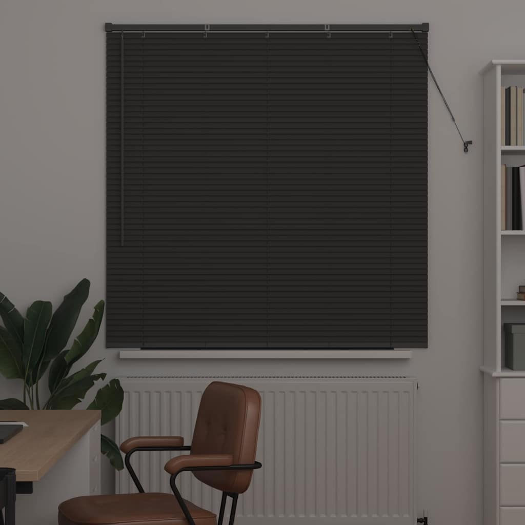 Tendaggi a veneziana Grigio scuro 130 x 135 cm Alluminio | homemem39