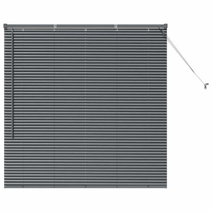 Tendaggi a veneziana Grigio scuro 130 x 135 cm Alluminio | homemem39