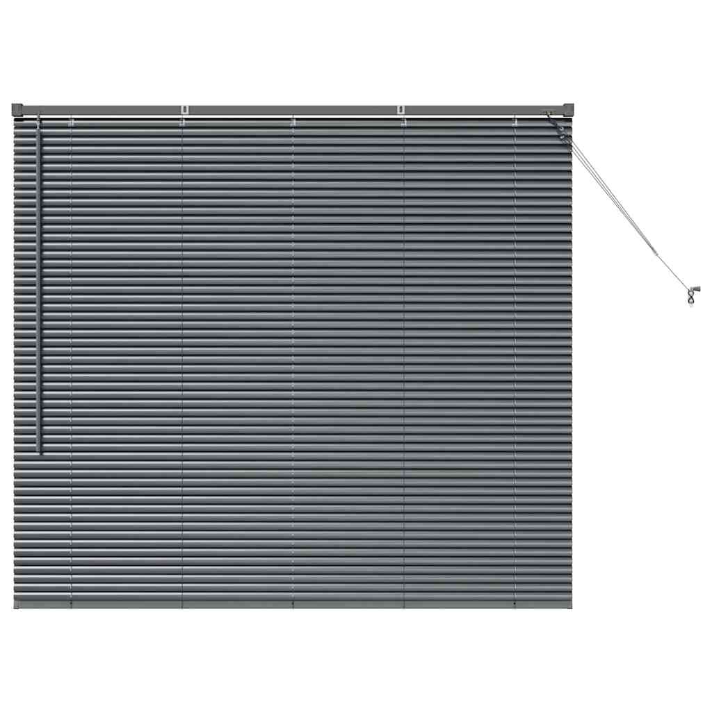 Tendaggi a veneziana Grigio scuro 130 x 140 cm Alluminio | homemem39