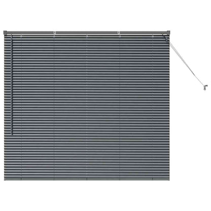 Tendaggi a veneziana Grigio scuro 130 x 140 cm Alluminio | homemem39
