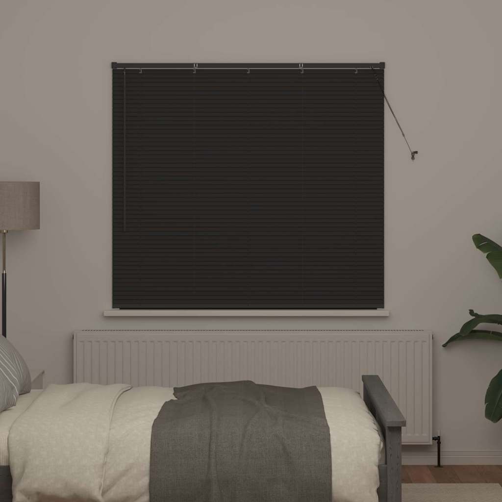 Tendaggi a veneziana Grigio scuro 130 x 145 cm Alluminio | homemem39