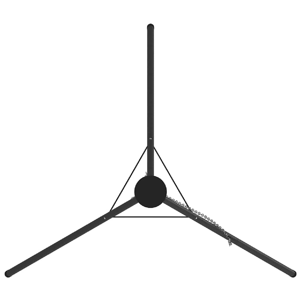 Treppiede da Campeggio Nero 92 x 92 x 191,5 cm Acciaio | homemem39