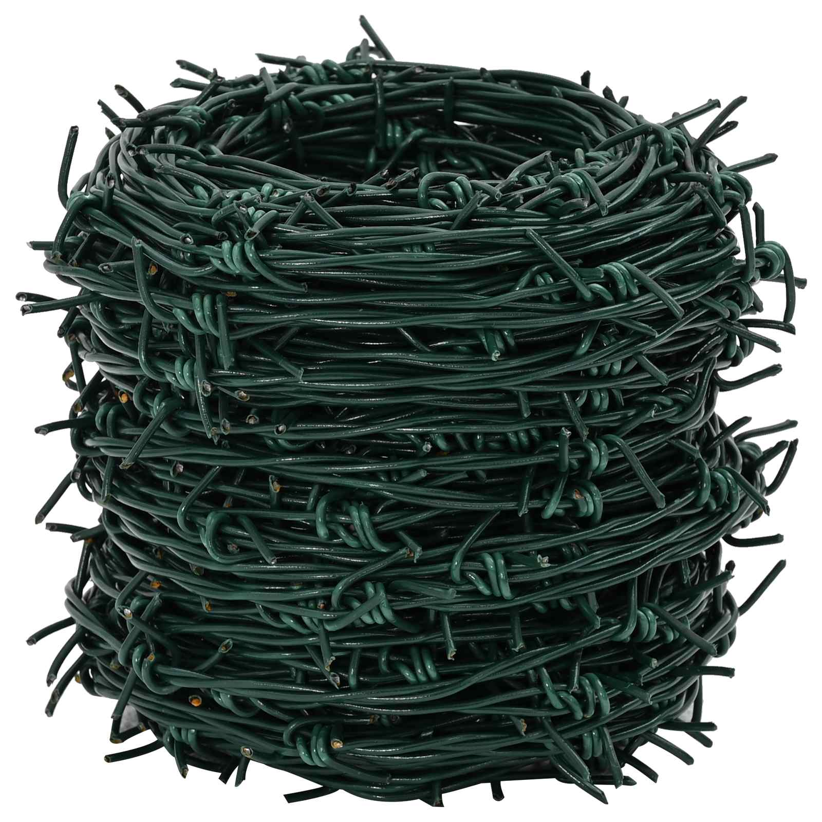 Fil di Ferro Spinato Verde 50 m Acciaio Zincato a Caldo | homemem39