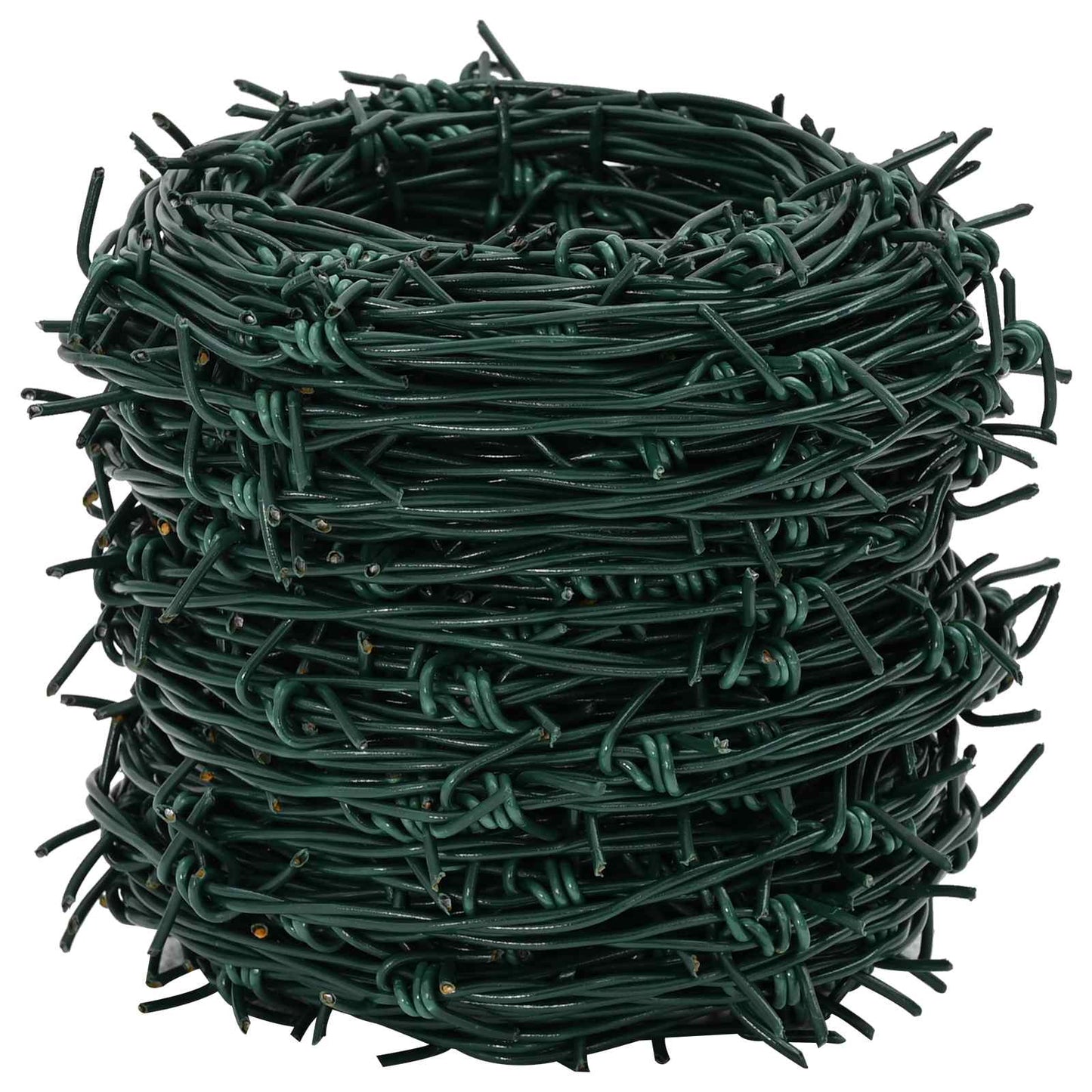 Fil di Ferro Spinato Verde 100 m Acciaio Zincato a Caldo | homemem39