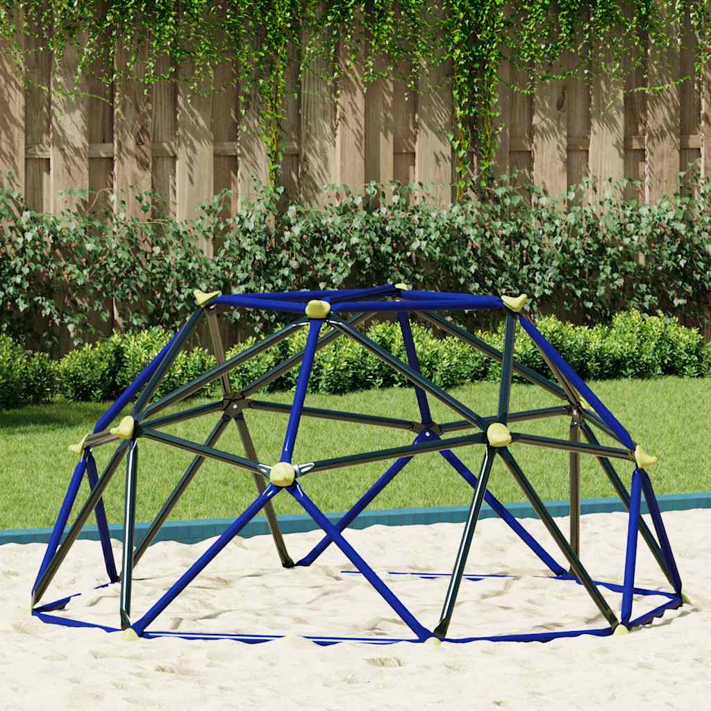 Dome per arrampicata per bambini Blu 6FT senza scivolo Acciaio | homemem39