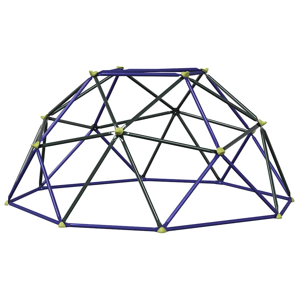 Dome per arrampicata per bambini Blu 8FT senza scivolo Acciaio | homemem39