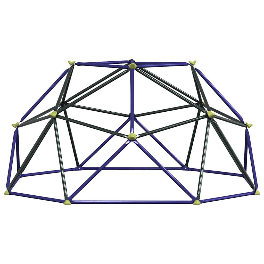 Dome per arrampicata per bambini Blu 8FT senza scivolo Acciaio | homemem39