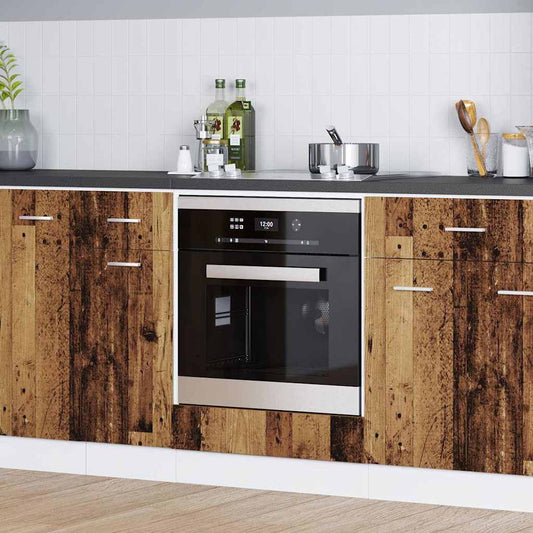 Armadio per forno Legno vecchio 60 x 46 x 81.5 cm