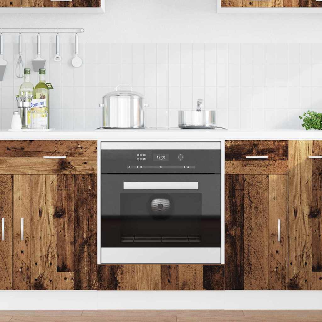 Armadio per forno Legno vecchio 60 x 46 x 81.5 cm