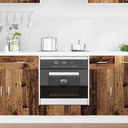 Armadio per forno Legno vecchio 60 x 46 x 81.5 cm
