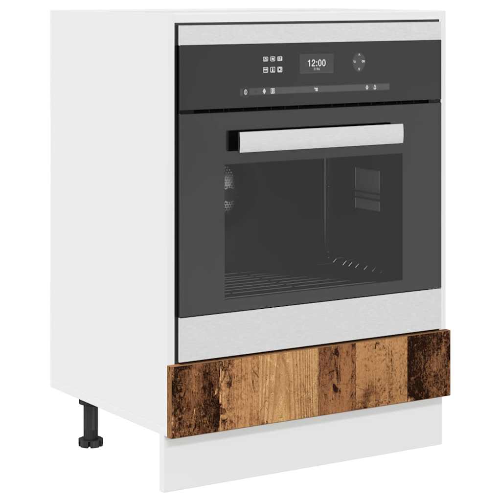 Armadio per forno Legno vecchio 60 x 46 x 81.5 cm