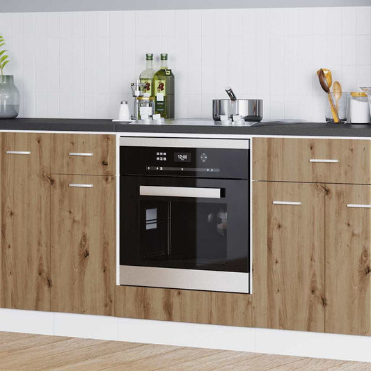 Armadio per forno rovere artigianale 60 x 46 x 81.5 cm