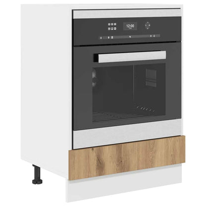 Armadio per forno rovere artigianale 60 x 46 x 81.5 cm