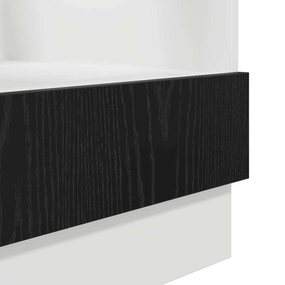 Armadio per forno Riga Rovere nero 60 x 46 x 81,5 cm